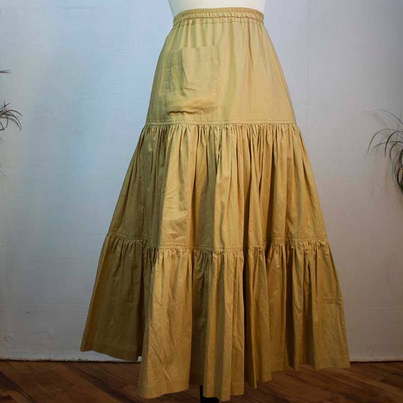 Y2K Eskandar Cotton Skirt Waist- 24-34
